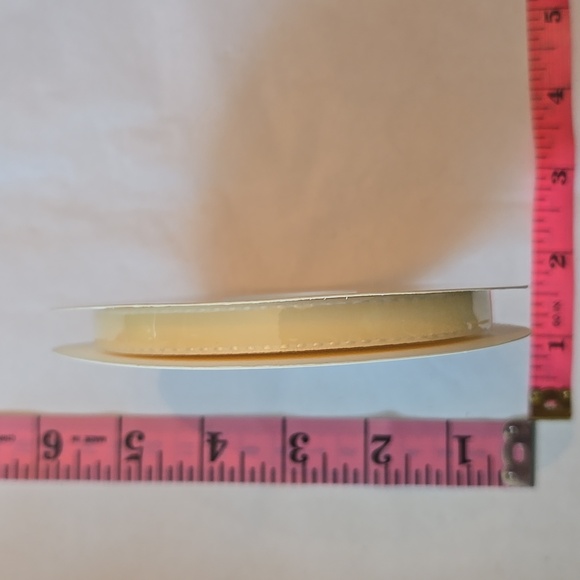 NWT Stampin' Up! Retired Very Vanilla Designer Velvet Ribbon 3/8" x 10 Yards - Picture 5 of 6